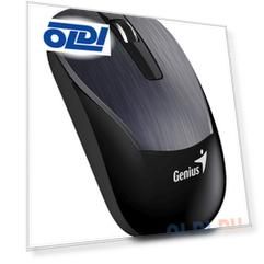 Мышь беспроводная Genius ECO-8015 серый стальной металлик USB + радиоканал