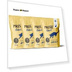 PRIME ADULT курица 400гр для кошек с 1г х 4шт.