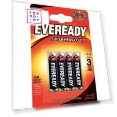 Батарейка ENERGIZER Eveready SUPER R03 AAA (4 шт) 1,5V