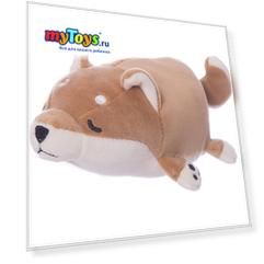 Мягкая игрушка ABtoys Собачка коричневая, 13 см
