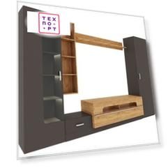 Стенка Атлант Loft-20 бронзовый век 8348 PE дуб вотан К003 PW