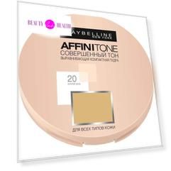 Maybelline AFFINITONE  пудра №20 Natural Beige