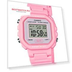 Японские наручные  женские часы Casio LA-20WH-4A1. Коллекция Digital