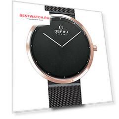 fashion наручные  женские часы Obaku V230LXMBMB. Коллекция Ultra Slim
