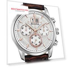 Японские наручные  мужские часы Bulova 96B309. Коллекция Sutton