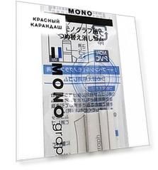 Ластик сменный Tombow MONO Graph 3 шт, для механического карандаша MONO Graph