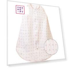Спальный мешок SwaddleDesigns Muslin zzZipMe Sack - 6-12M Pink Posies (SDM-404PP-M)