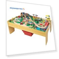 KidKraft Деревянная ж/д Город Приключений