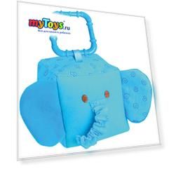 Игрушка-кубик ЗооМякиши, Слоник
