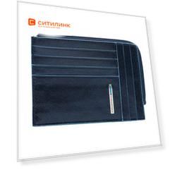 Чехол для кредитных карт Piquadro Blue Square PU1243B2R/BLU2 синий натур.кожа