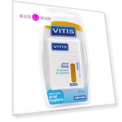 Dentaid Межзубная нить VITIS Waxed Dental Floss, круглая, 50м