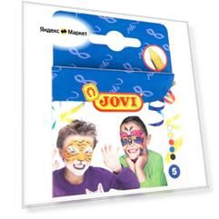 Грим-стик JOVI, 05 цветов, картон, европодвес, 244305