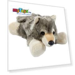 Мягкая игрушка Wild republic Hug'ems Волк, 17 см