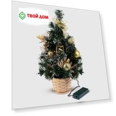 Ель искусственная Guan Аrts/3 Way 35 см + 10 светодиодов