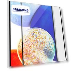 Защитное стекло VLP 2.5D для Galaxy A34 черная рамка