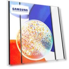 Защитное стекло VLP 2.5D для Galaxy A54 черная рамка