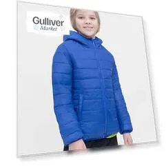 Куртка демисезонная синяя Button Blue (104)