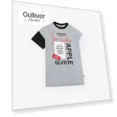 Ночная сорочка с принтом серая Gulliver (134-140)
