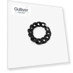 Браслет-цепь черный Gulliver (One size)