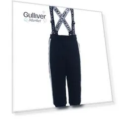 Черные утепленные демисезонные брюки Gulliver (74)