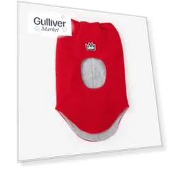 Шлем вязаный красный Gulliver (48-50)