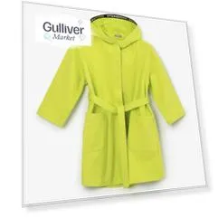 Халат из футера салатовый Gulliver (98-104)