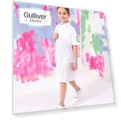 Платье  в теннисном стиле белое Gulliver (128)