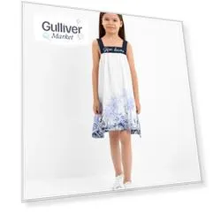 Сарафан легкий из батиста белый Gulliver (128)