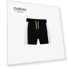 Шорты трикотажные черные Gulliver (80)
