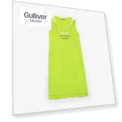 Сарафан с имитацией многослойности салатовый Gulliver (170)