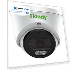 Видеокамера IP TIANDY TC-C32XP Spec:I3W/E/Y/2.8mm/V4.2 2МП уличная купольная (фиксированный Шар в стакане) с двойной подсветкой (ИК до 30м+LED)