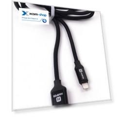 Кабель Harper BRCH-510 BLACK USB - Lightning, 1м, зарядка устройства до 2х ампер