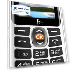 Мобильный телефон F+ Ezzy4 White белый, 2SIM, 1.77'' 128*160, 32/32MB, up to 16GB flash, 0.08 Mpx, 600мА*ч