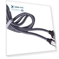 Кабель Harper BRCH-710 SILVER USB - TYPE C, 1м, зарядка устройства до 2х ампер