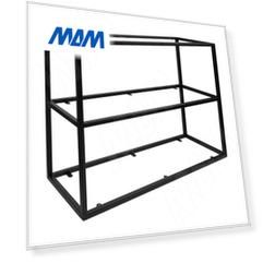 Металлокаркас-полки 720х900х315мм, черный
