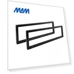 Металлокаркас-рамка для раковины 200x600x20мм черный (RAL 9005, муар), две рамки (MF.18.200x600x20.BLC)