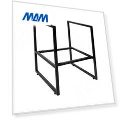 Металлокаркас-тумбы напольной 550x450x440мм, черный (RAL 9005, муар) (MF.15.550x450x440.BLC)