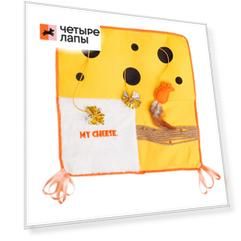 Rurri Игрушка для кошек Развивающий коврик Сыр, 48х48 см