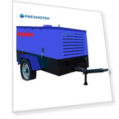 Дизельный компрессор KraftMachine КМ-43/25-35/35-ВДШ-П винтовой для бур. установок, на шасси