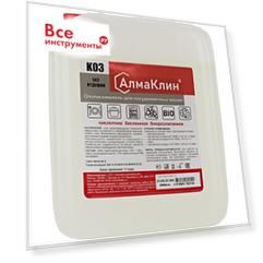 Кислотный ополаскиватель для посудомоечных машин ООО "БАЗОВАЯ ДЕЗИНФЕКЦИЯ" АлмаКлин K03 K03-5Л