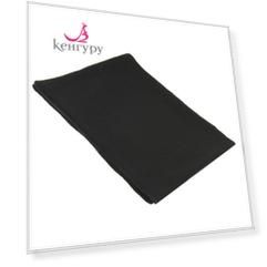 Черный шарф из шерсти и кашемира Catya