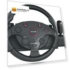 Руль Artplays Street Racing Wheel Turbo C900 (для ПК, Xbox 360, Xbox One, PS3, PS4)