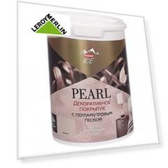 Декоративное покрытие Parade Ice Pearl с эффектом перламутрового песка цвет жемчуг 0.9 л