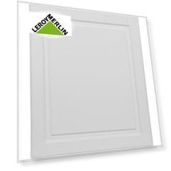 Дверь для шкафа Delinia «Леда белая» 60x70 см, МДФ, цвет белый