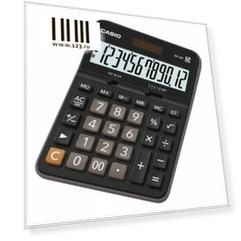 Калькулятор Casio DX-12B 12-разрядный коричневый/черный