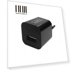 Сетевое зарядное устройство CBR Human Friends Max Power Solo USB 1A черный