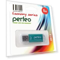 Флешка 8Gb Perfeo E01 USB 2.0 зеленый PF-E01G008ES