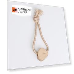 Petmax Игрушка для собак Палочка из кофейного дерева на веревке, 28 см