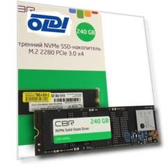 SSD накопитель CBR Lite 240 Gb PCI-E 3.0 x4