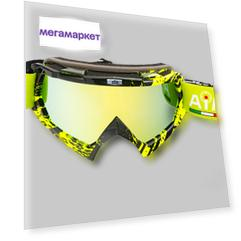 Очки кроссовые AiM (PRO) 157-600 Black-Yellow Glossy